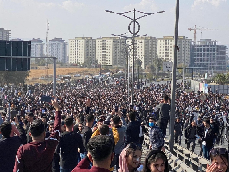 Student protests highlight ongoing KRG budget pressures